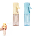 Continuous Mist Spray Bottle 2 Pack (6.8 Oz & 10 Oz), Empty Ultra Fine Water Sprayer for Hair Styling, Cleaning, Plants, Pets, Barber & Salon Use